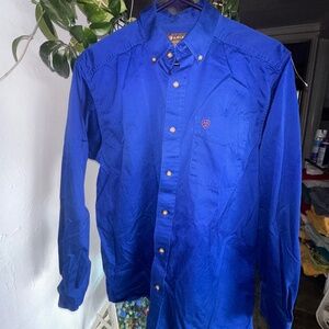 Ariat Shirt Men’s Med Long Sleeve Mint